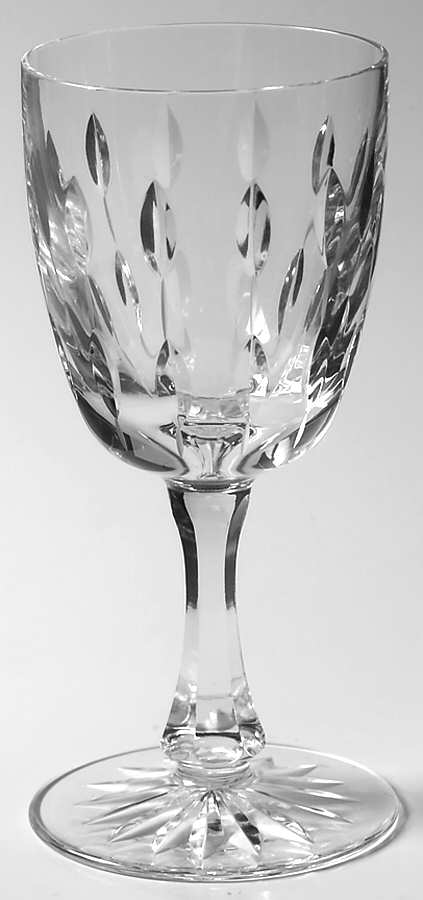 Ice (Cut Base) Water Goblet by Kusak Cut Glass Works-1