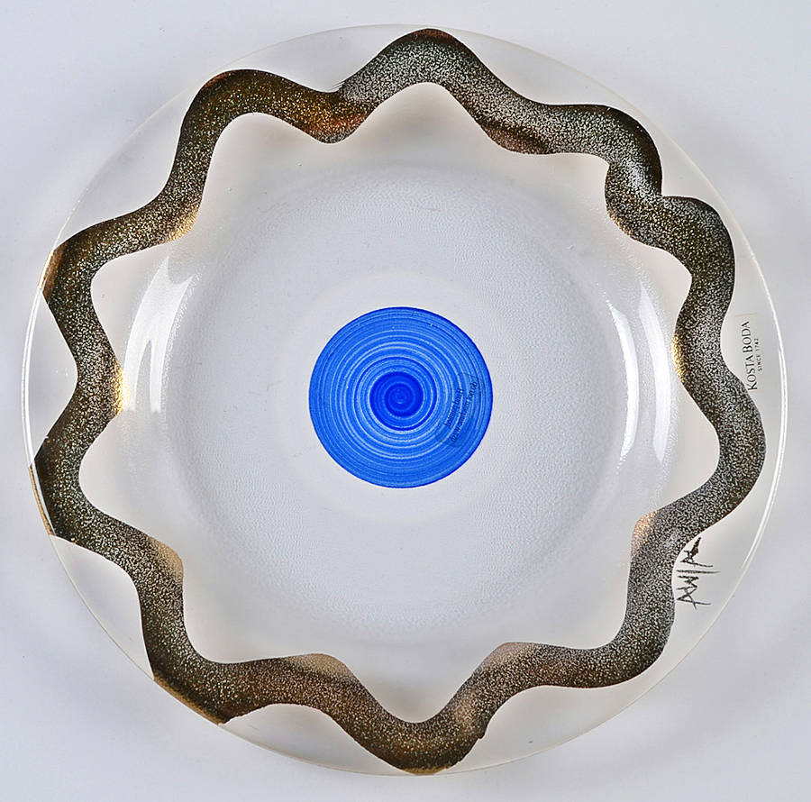 Cosmos 8" Salad Plate by Kosta-Boda-1