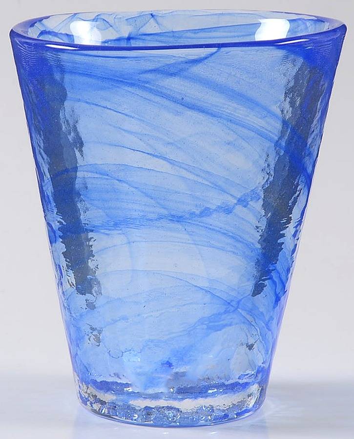 Mine Blue 10 Oz Flat Tumbler by Kosta-Boda-1