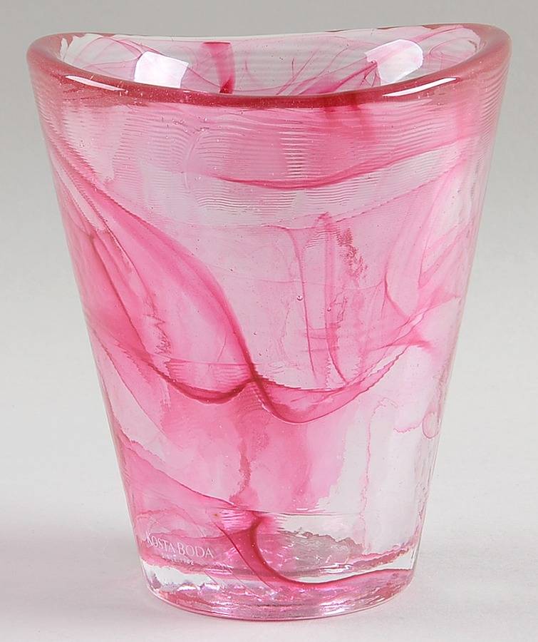 Mine Pink 8 Oz Flat Tumbler by Kosta-Boda-1