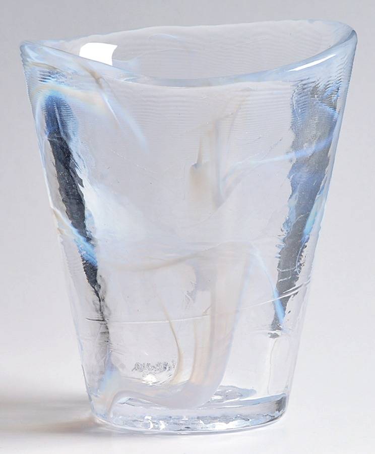 Mine White 8 Oz Flat Tumbler by Kosta-Boda-1