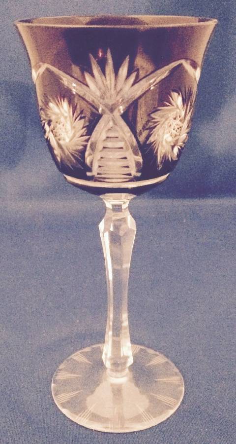 KKR1 Amethyst White Wine Glass by Kkz Crystal-1