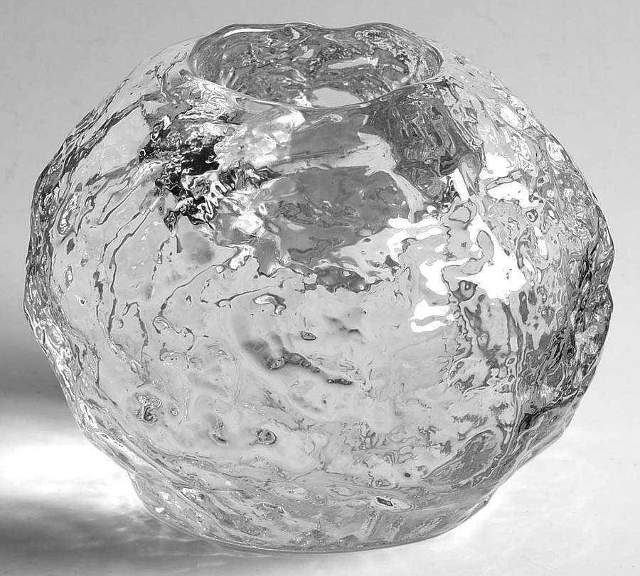 Snowball Votive Candleholder by Kosta-Boda-1
