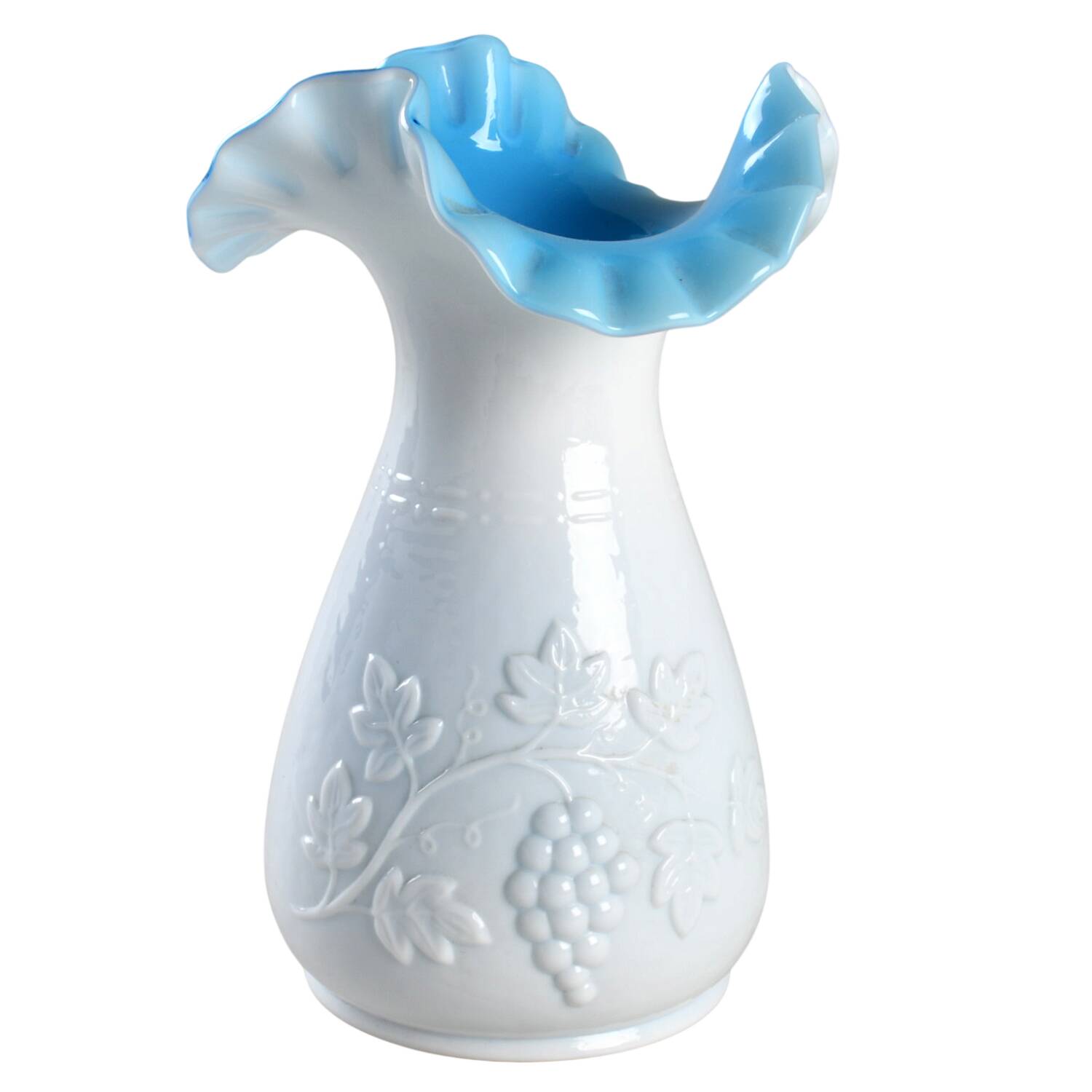 Grape (Various Colors) 8" Double Crimped Vase by Kanawha-1