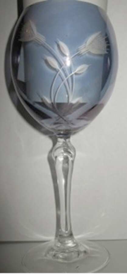 KXH1 Water Goblet by Ken Hunt Crystal-1