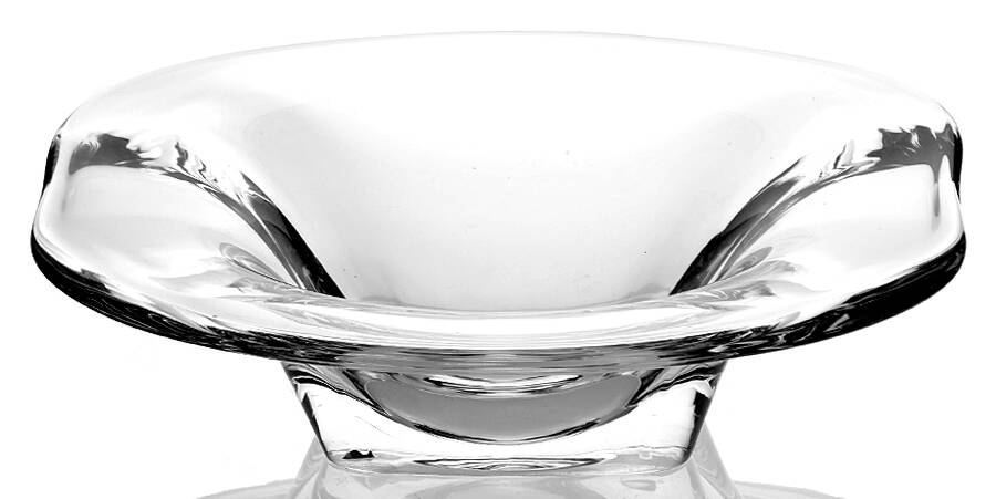 1901 11" Square Bowl by Kosta-Boda-1