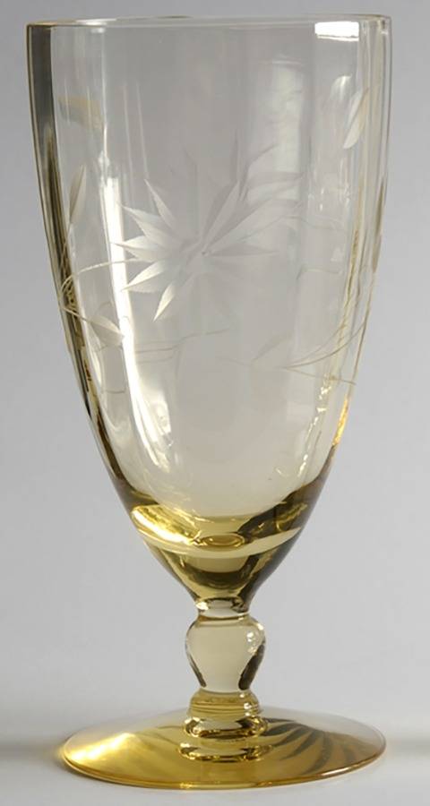 Jubilee Yellow 10 Oz Footed Tumbler by Lancaster-1