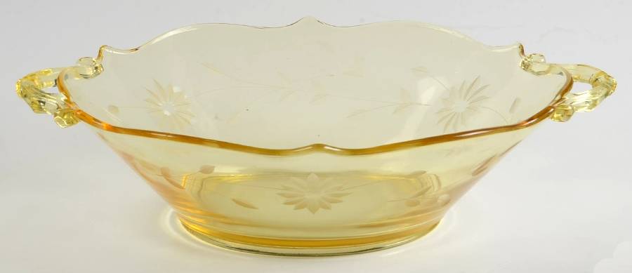 Jubilee Yellow 11" Large Fruit Bowl by Lancaster-1