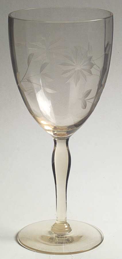 Jubilee Yellow Water Goblet by Lancaster-1