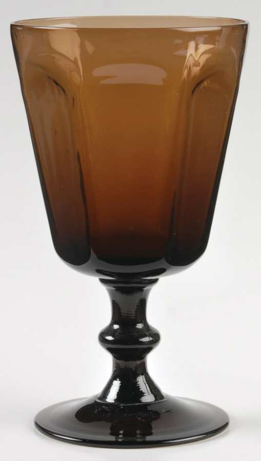 Antique Brown Wine Glass by Lenox-1