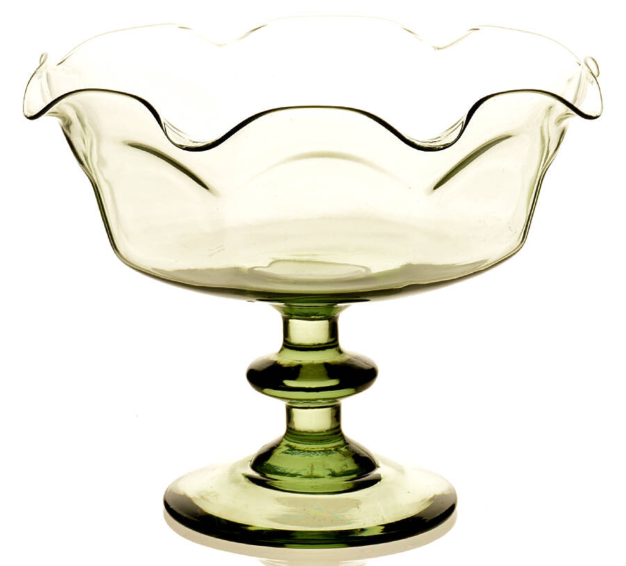 Antique Pale Green Round Compote (Height X Width) by Lenox-1