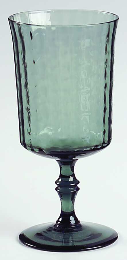 Casual Blue Smoke Water Goblet by Lenox-1