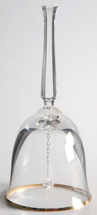 Classic Federal Gold Bell Made From Wine Glass by Lenox-1