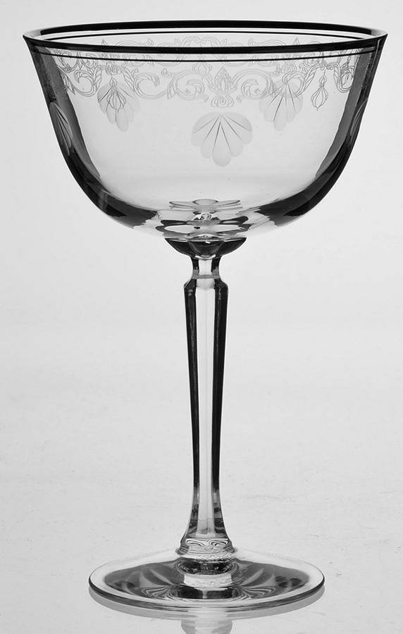 Classic Shell (Platinum Trim) Champagne/Tall Sherbet by Lenox-1