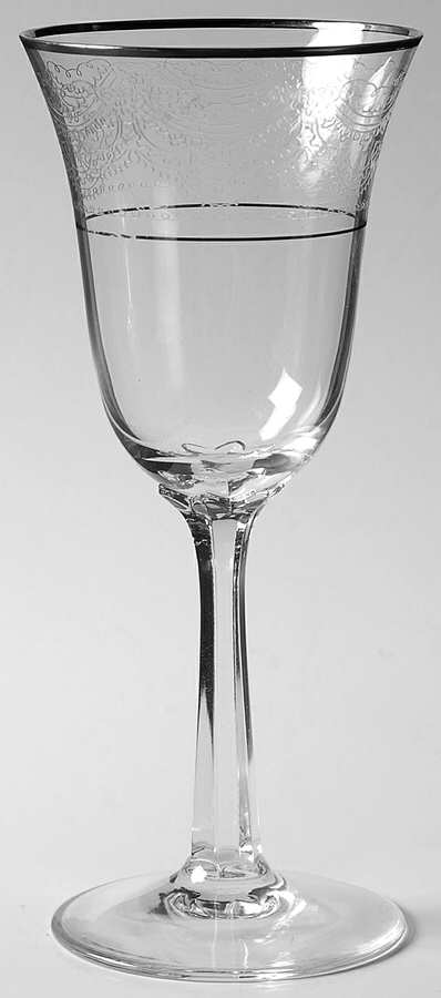 Fair Lady (Platinum Trim) Wine Glass by Lenox-1