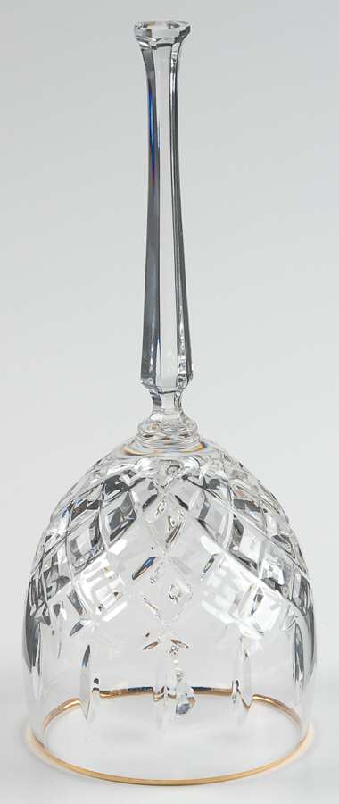 Grandview Gold Bell Made From Wine Glass by Lenox-1