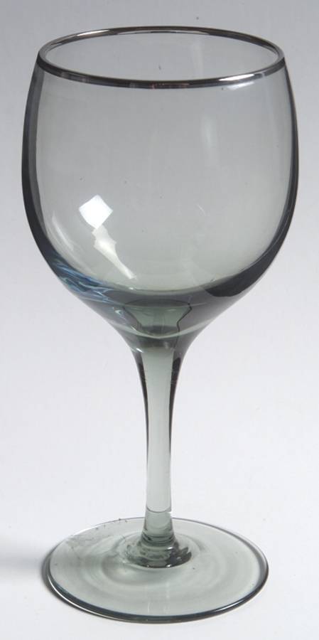 Green Shadow (Platinum Trim) Wine Glass by Lenox-1