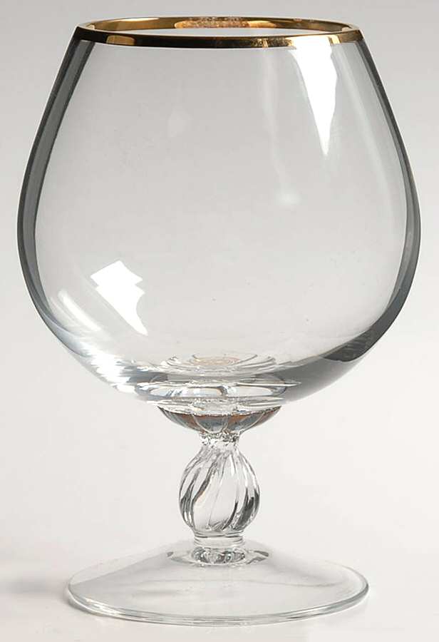 Monroe (Gold Trim) Brandy Glass by Lenox-1