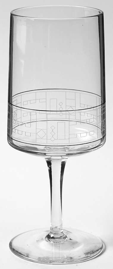 Modern Profile (Platinum Trim) Water Goblet by Lenox-1