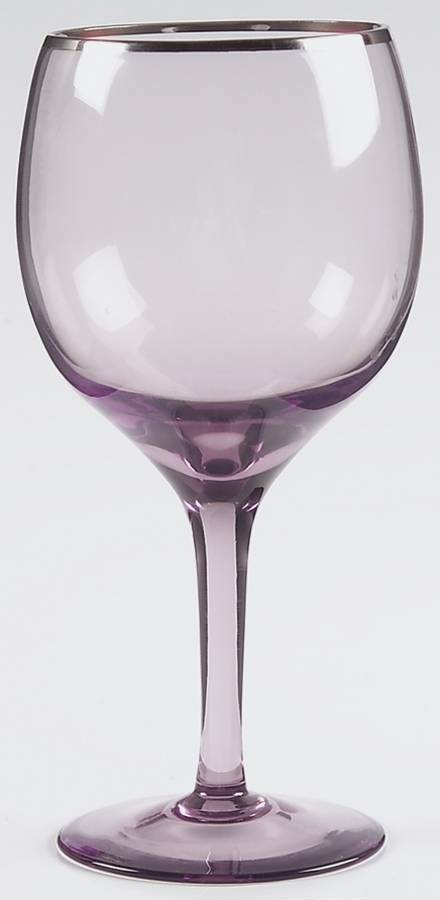 Plum Shadow (Platinum Trim) Wine Glass by Lenox-1