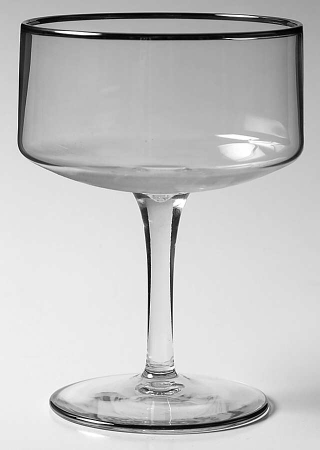 Rapture (Platinum Trim) Champagne/Tall Sherbet by Lenox-1