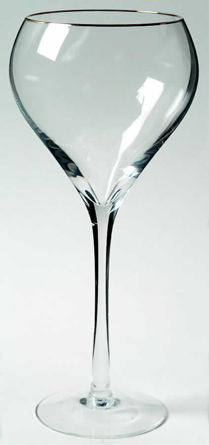 Silhouette Gold Water Goblet by Lenox-1