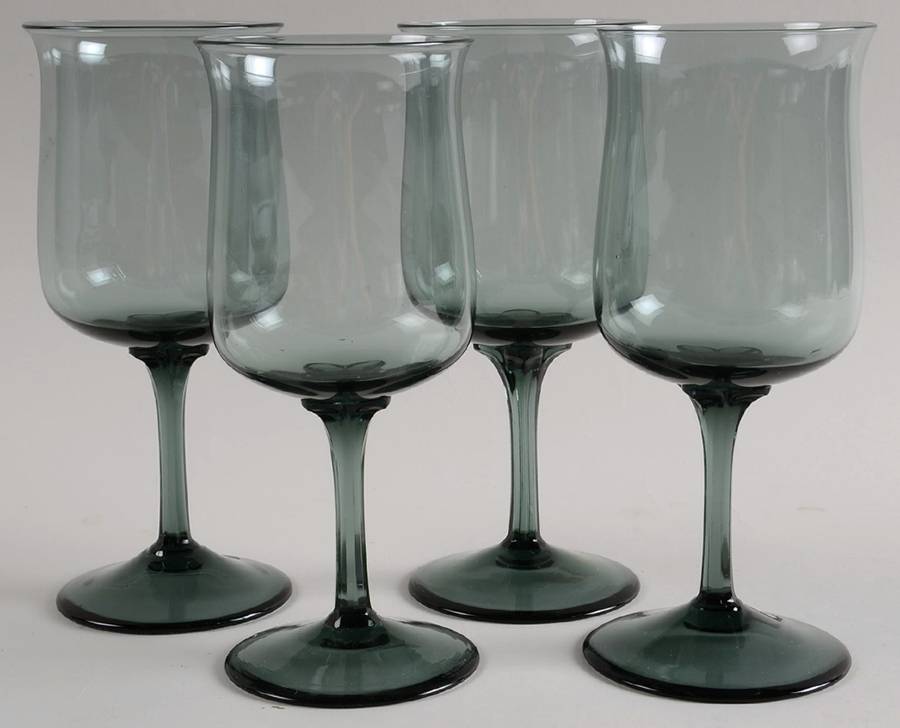 Silver Mist Blue Gray Water Goblet - Set of 4 by Lenox-1