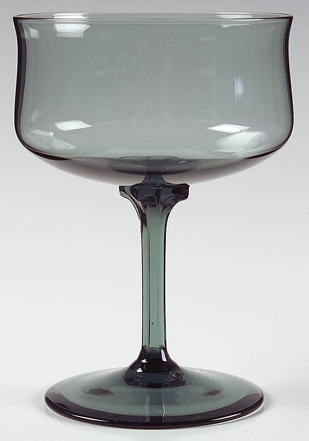 Silver Mist Blue Gray Champagne/Tall Sherbet by Lenox-1