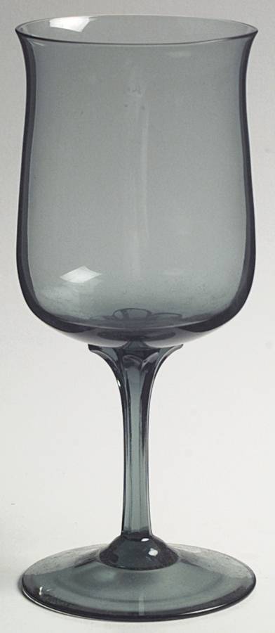 Silver Mist Blue Gray Water Goblet by Lenox-1