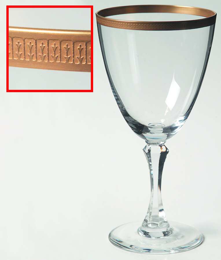 Tuxedo (Gold Trim) Water Goblet by Lenox-1
