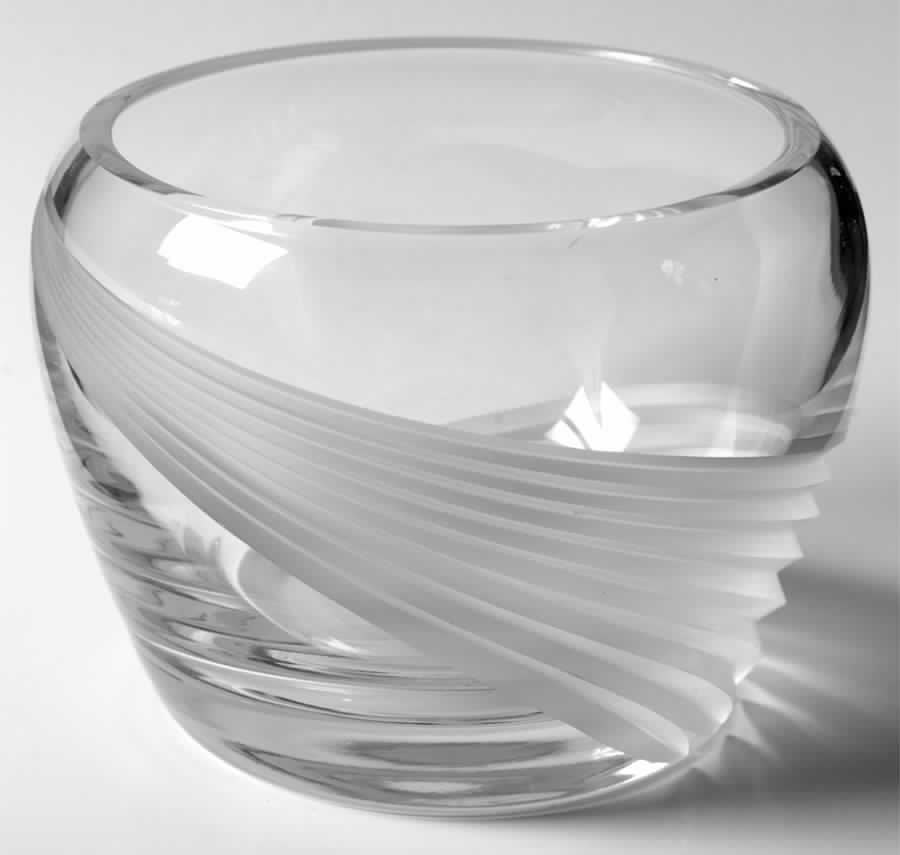 Windswept Clear 5" Round Bowl by Lenox-1