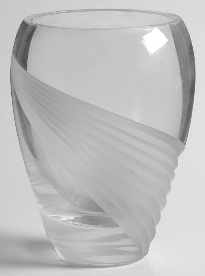 Windswept Clear 5" Flower Vase by Lenox-1