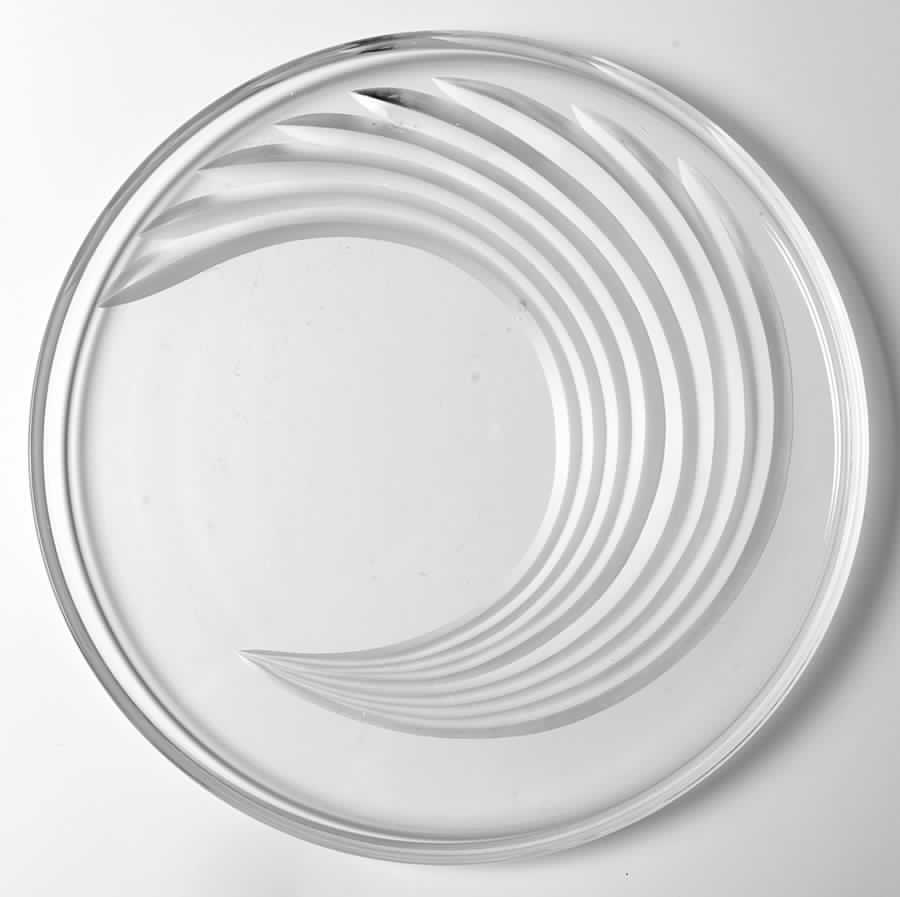 Windswept Clear Under 13" Platter by Lenox-1