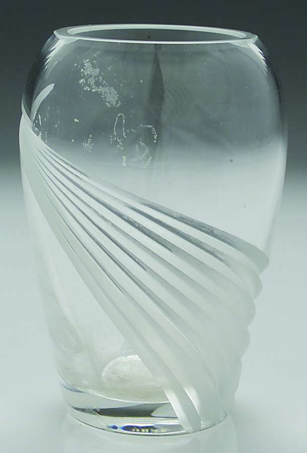 Windswept Clear 4" Flower Vase by Lenox-1