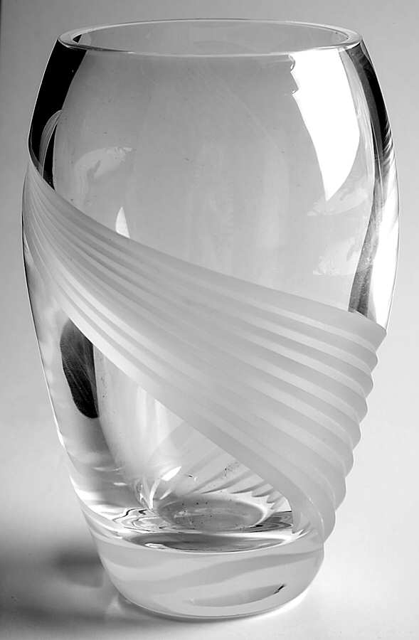 Windswept Clear 5" Flower Vase by Lenox-1