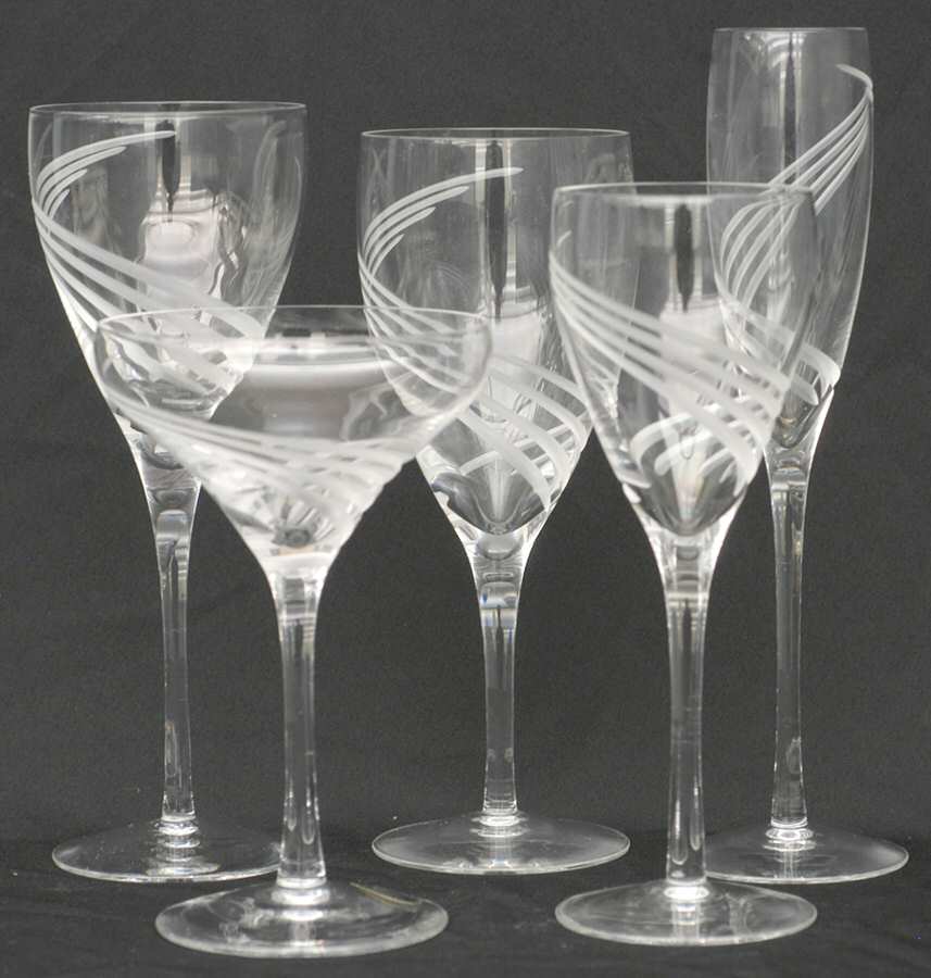 Windswept Clear 5 Piece Place Setting by Lenox-1