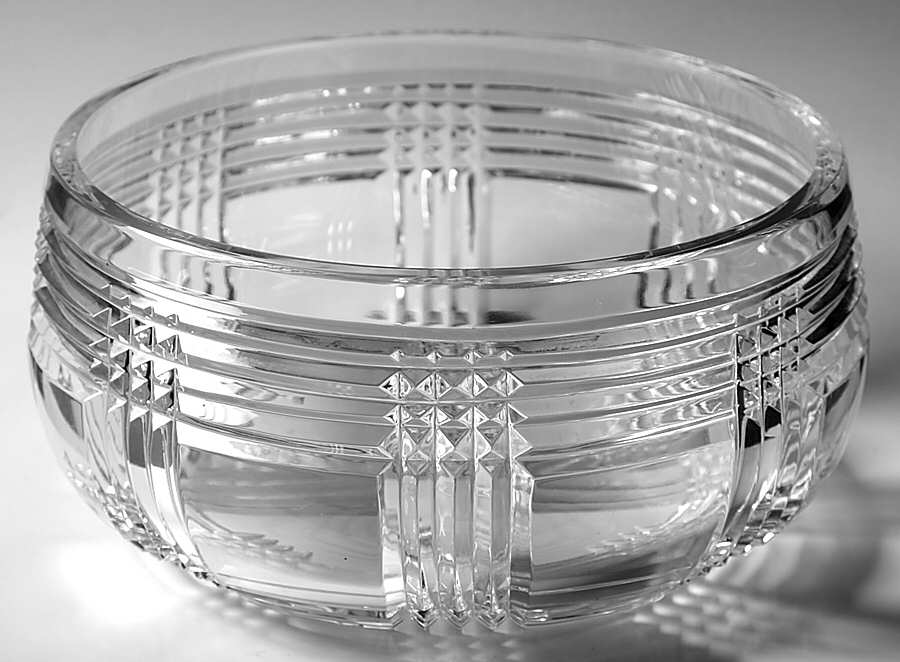 Glen Plaid 8" Round Bowl by Ralph Lauren Crystal-1