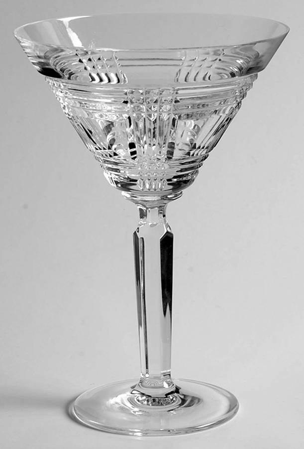 Glen Plaid Martini Glass by Ralph Lauren Crystal-1