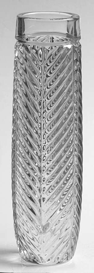 Herringbone Bud Vase by Ralph Lauren Crystal-1