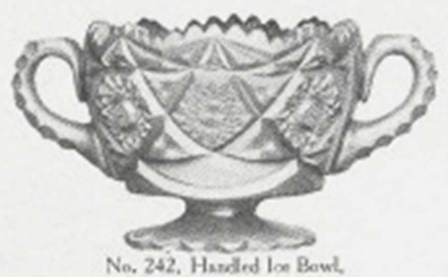Colonna Handled Bowl by Libbey Glass Company-1