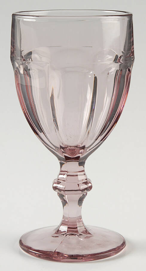 Gibraltar Plum (Light Purple) Water Goblet by Libbey Glass Company-1