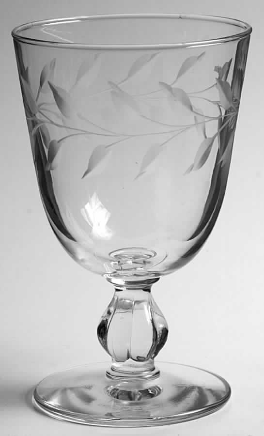 Laurel Classic Water Goblet by Libbey Glass Company-1