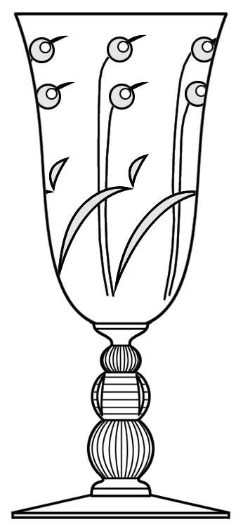 Neptune Water Goblet by Libbey Glass Company-1