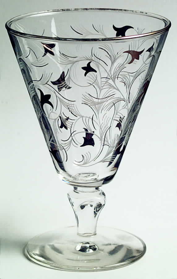 Royal Fern (Stem 3004) Water Goblet by Libbey Glass Company-1