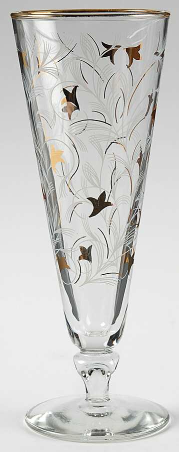 Royal Fern (Stem 3004) Pilsner Glass by Libbey Glass Company-1