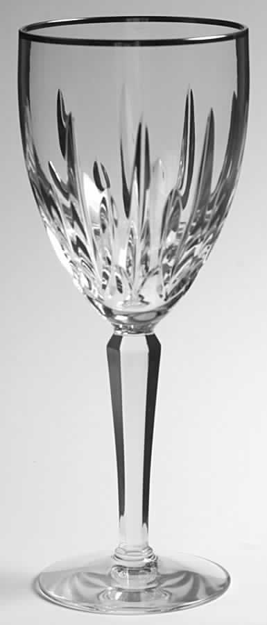 Clarity Platinum Water Goblet by Lenox-1
