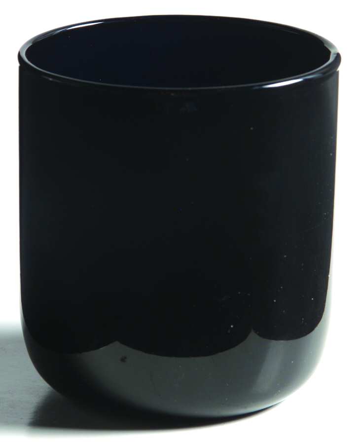 Metropolitan Black Flat Juice Glass by Libbey Glass Company-1
