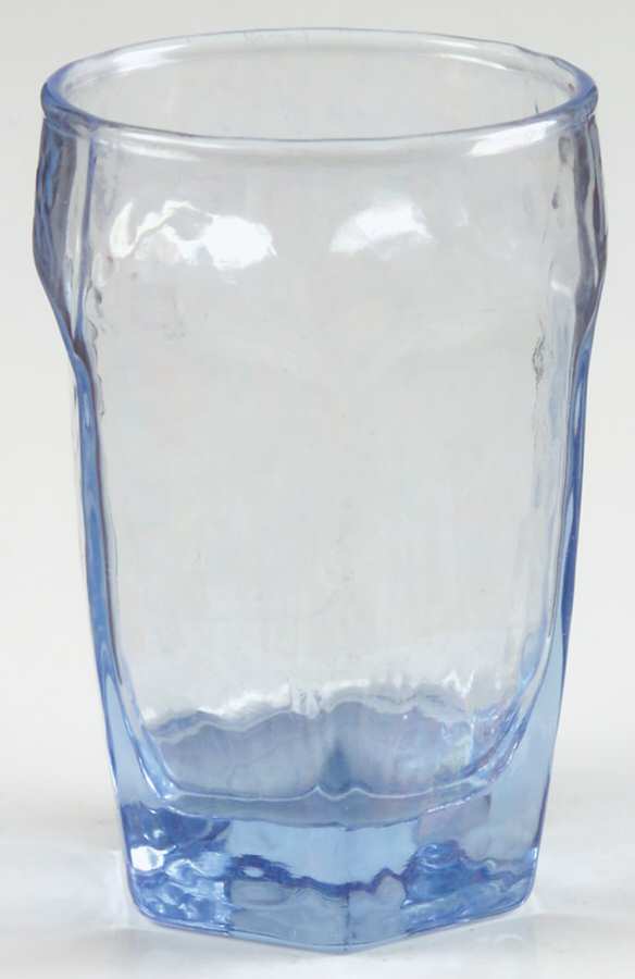 Chivalry Blue Flat Juice Glass by Libbey Glass Company-1