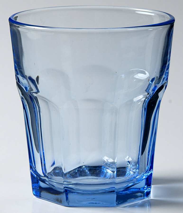 Gibraltar Misty Blue On the Rocks Glass by Libbey Glass Company-1