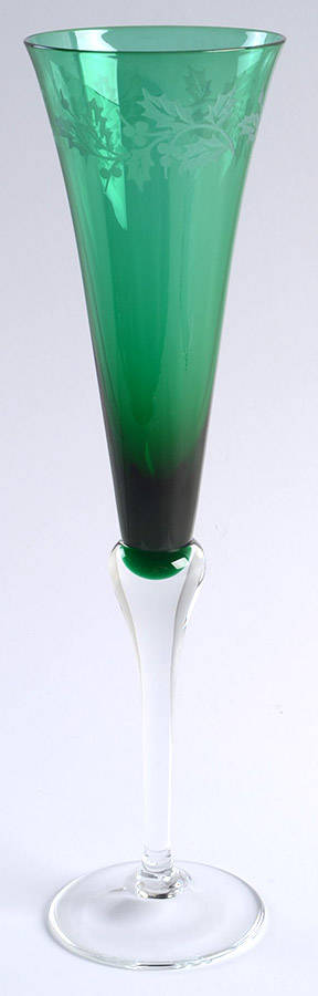 Holiday Gems Emerald Fluted Champagne by Lenox-1